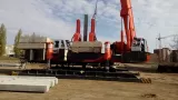Влаштування паль вдавлюючим пристроєм ZYC 200B-B-1